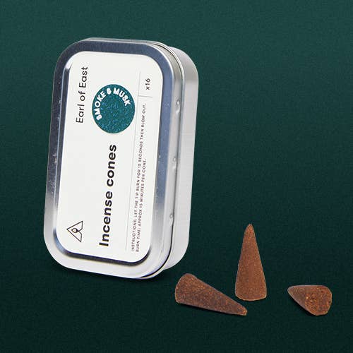 Earl of East - Smoke & Musk | Incense Cones 16pk