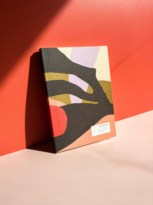 Fin Studio - Paloma Lined Notebook \ Lay-Flat Notebook