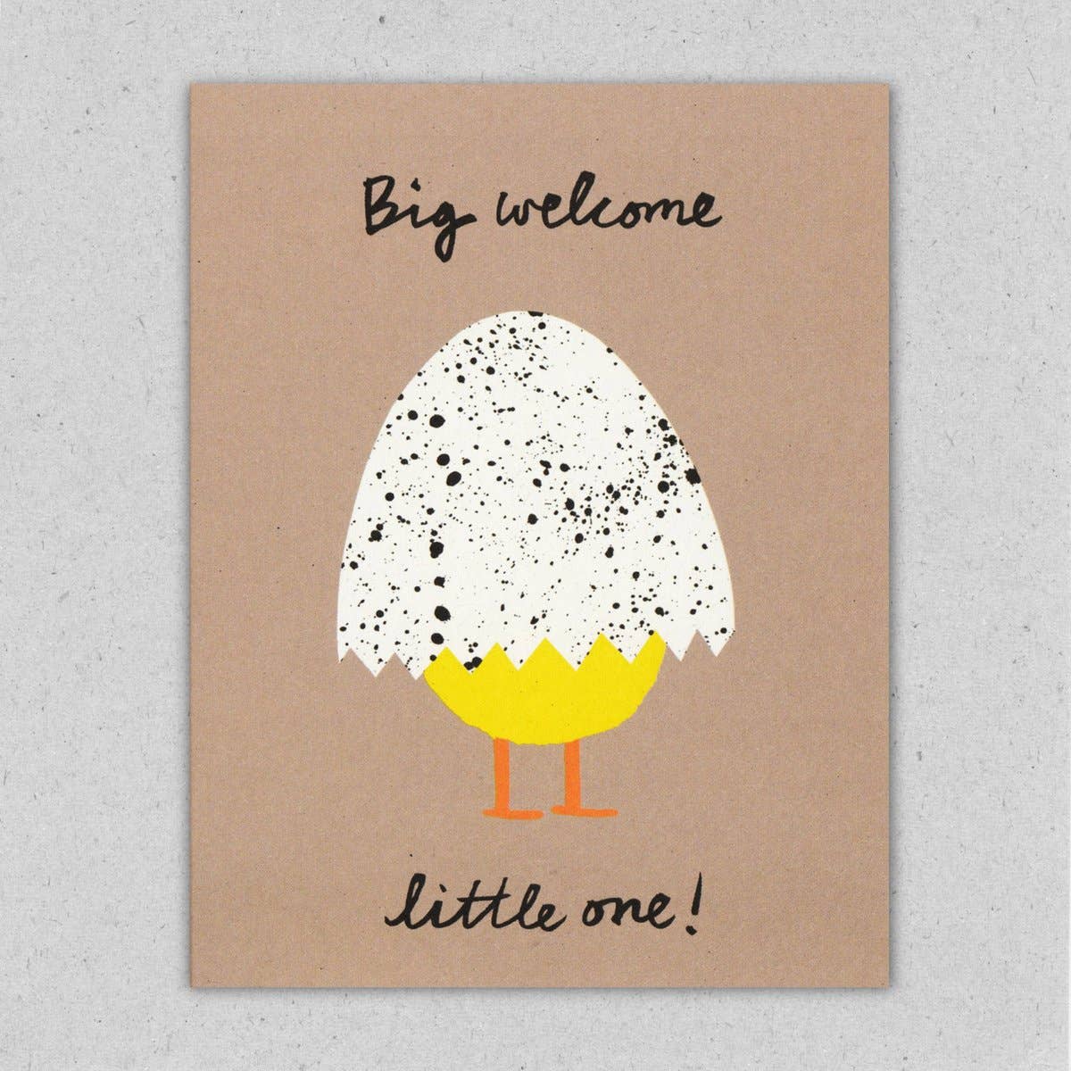 Big Welcome Little One Mini Card