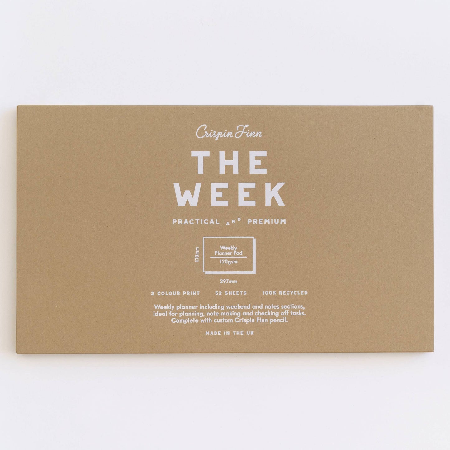 Crispin Finn - The Week Desk Pad