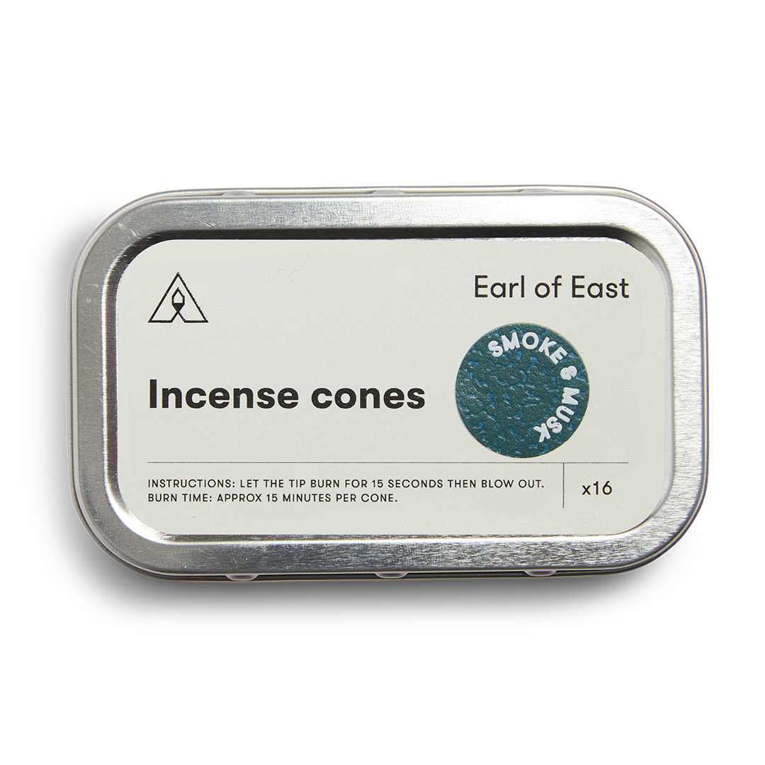 Earl of East - Smoke & Musk | Incense Cones 16pk