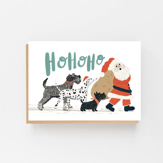 Lomond Paper Co - Dogs Ho Ho Ho Christmas Card