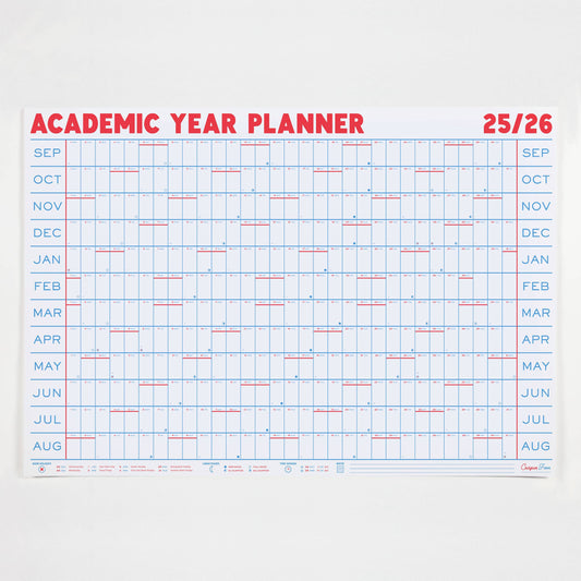 Crispin Finn - 2025/2026 Academic Year Planner - Landscape View