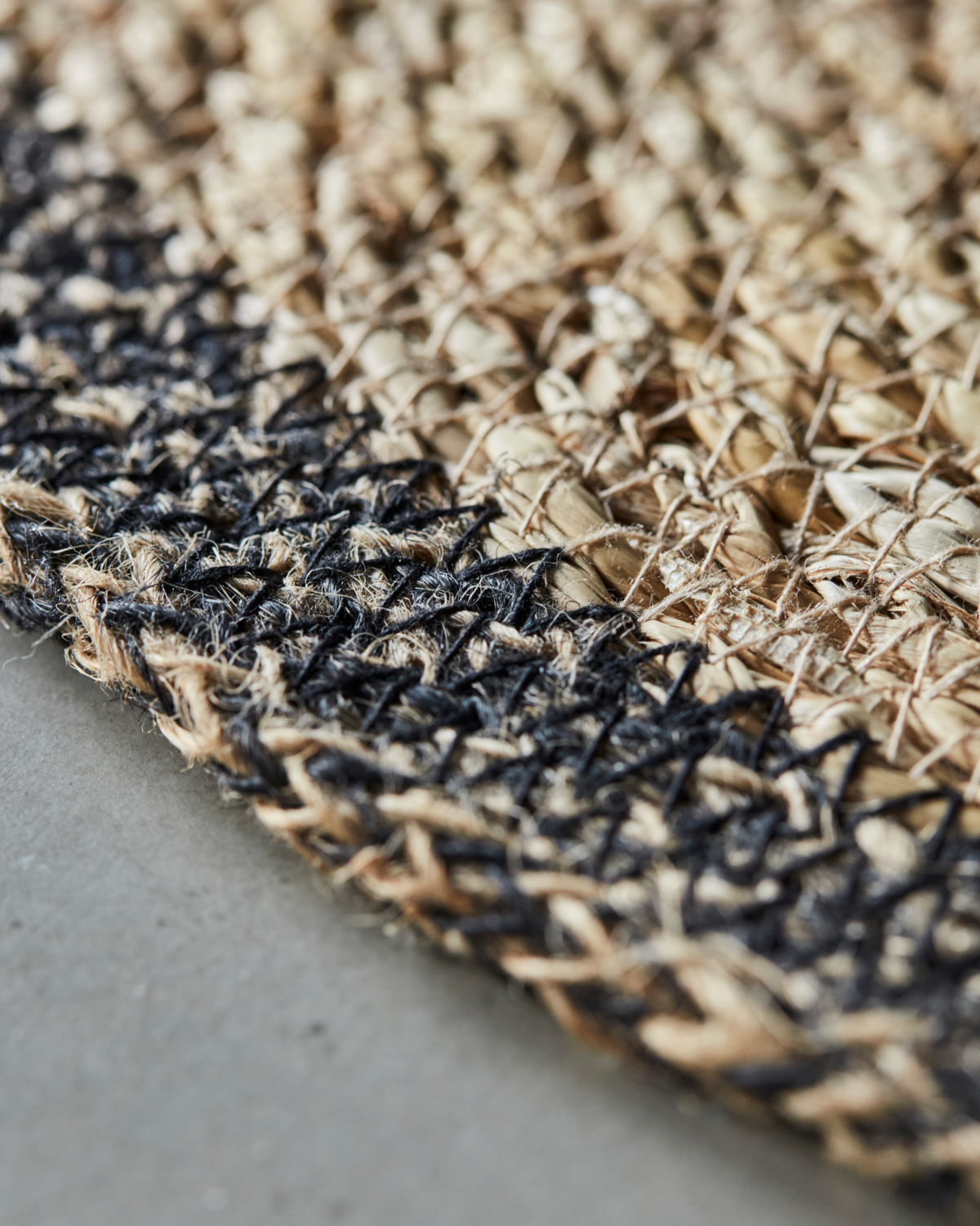 Placemat, Space, Black/Natural