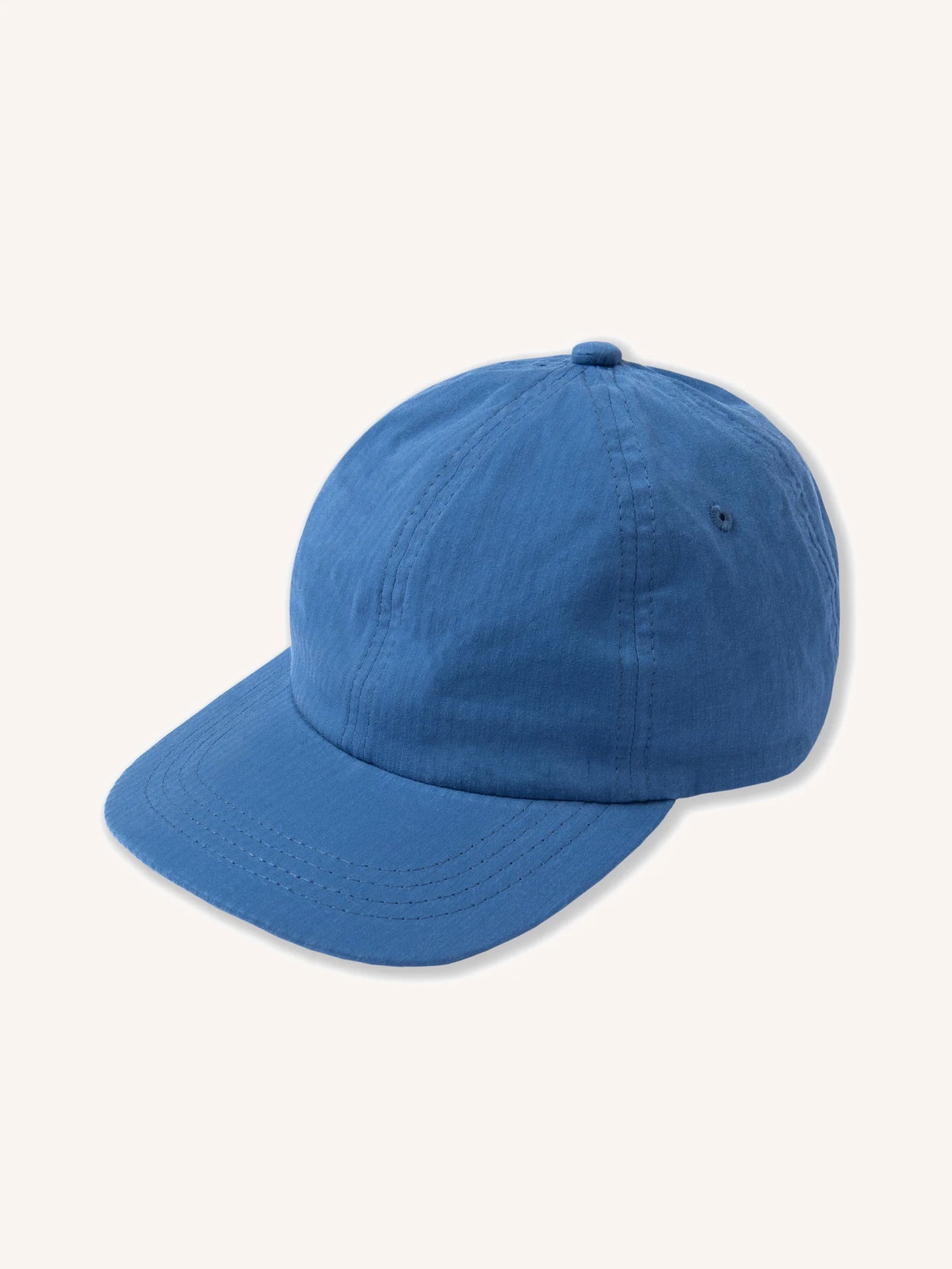 Leuchars Cap in Cobalt Seersucker