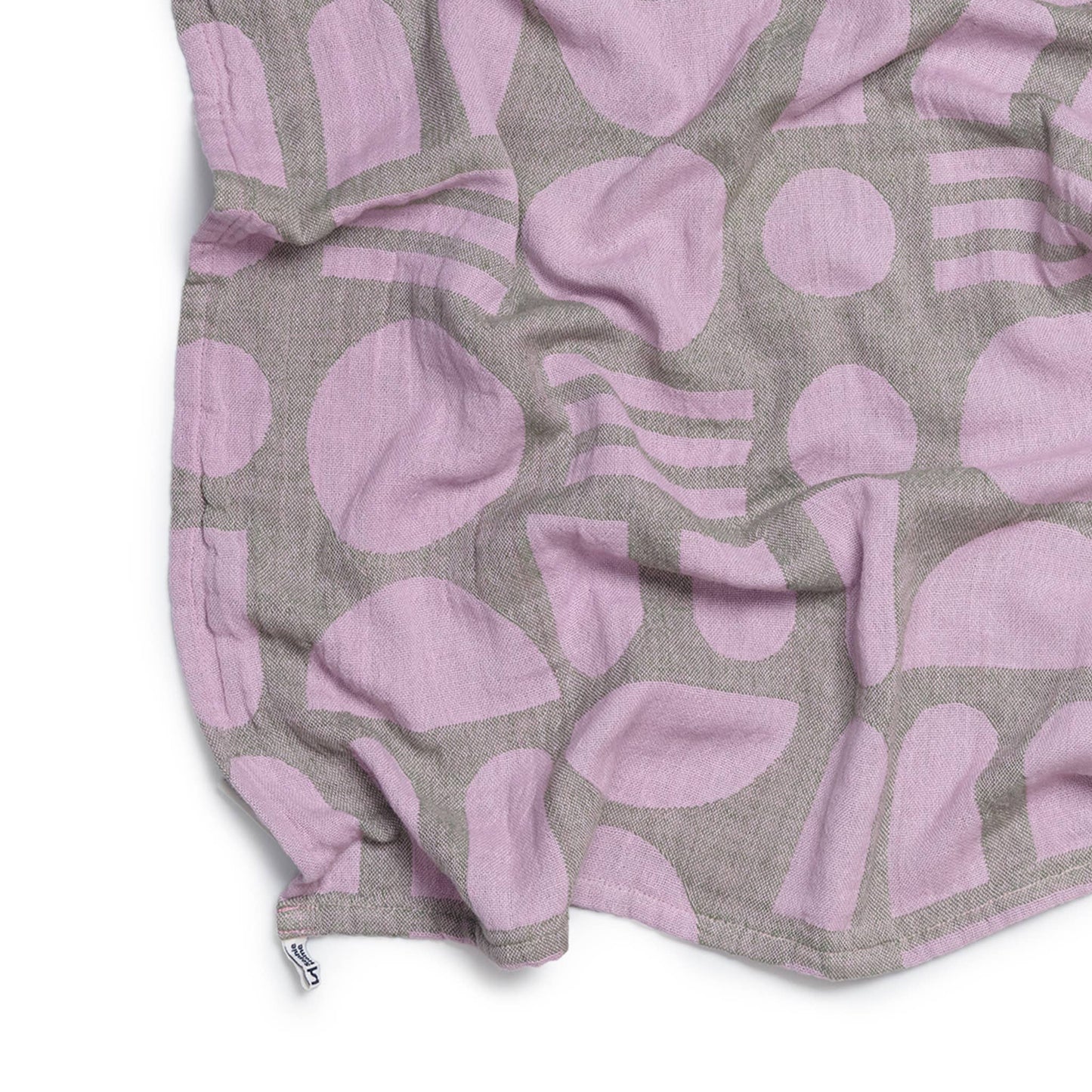 Sophie Home Ltd - Designer Cotton Tea Towel: Stack the Dishes Green