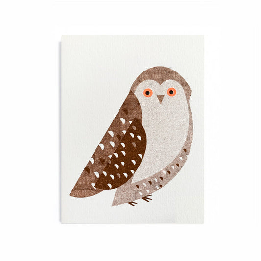 Snowy Owl mini card