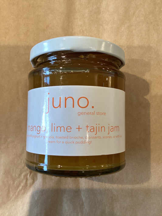 mango,lime + tajin jam