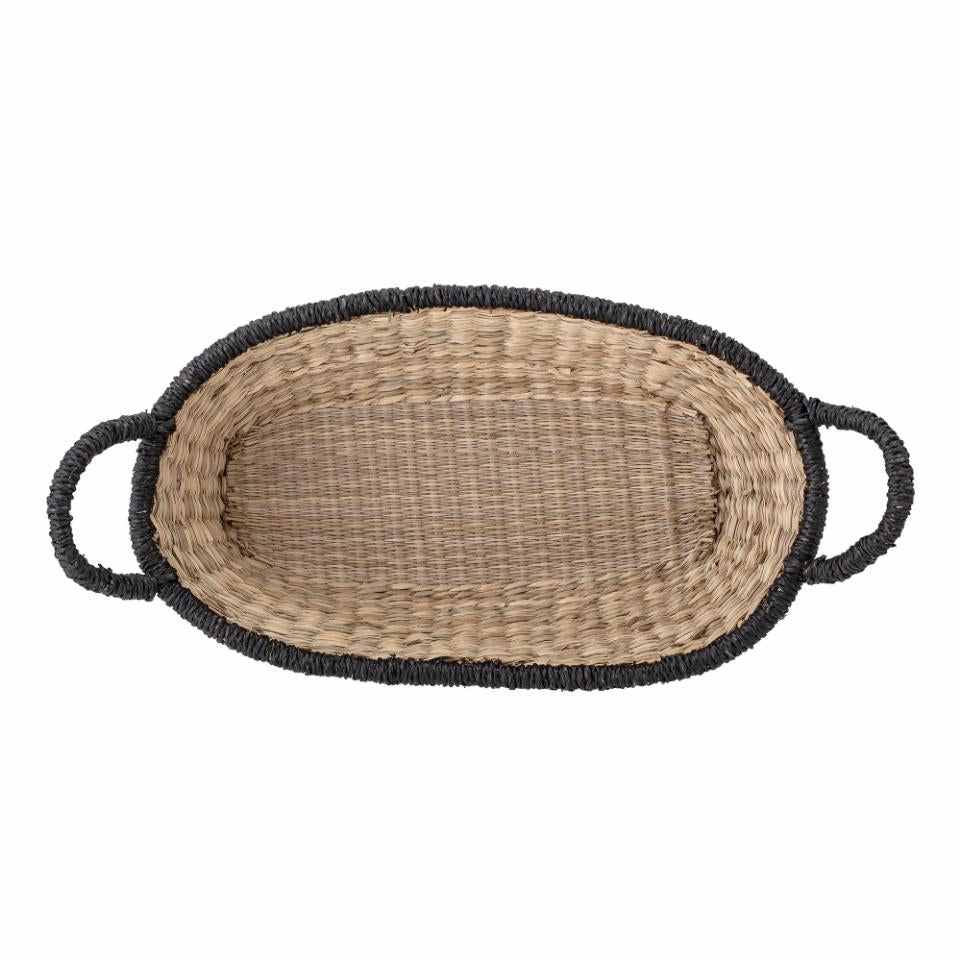 Ji Basket, Black, Seagrass