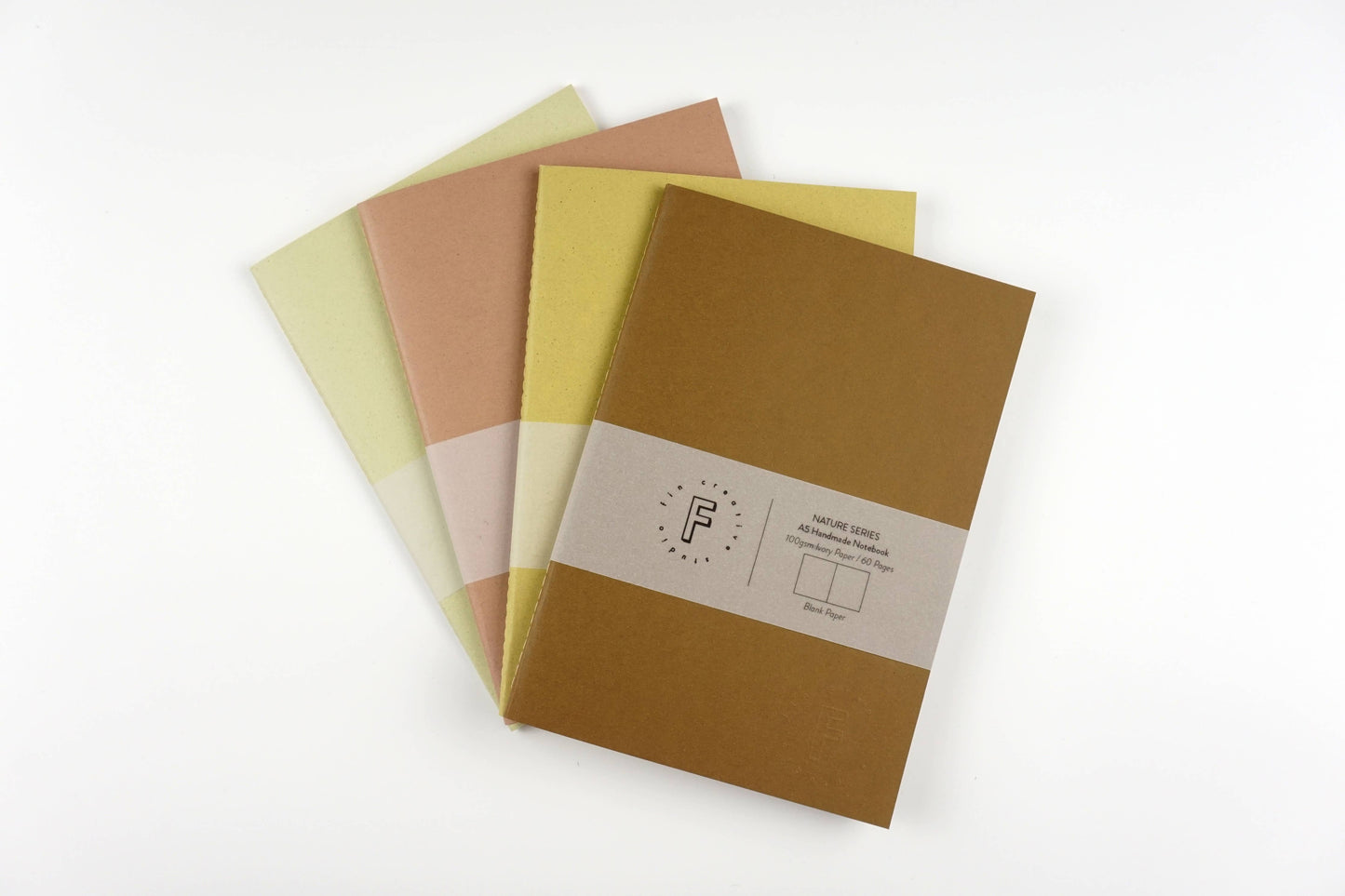 Fin Studio - Natural Colours Plain Notebook Series / Nature