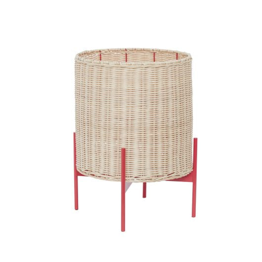 Splint Pot, natural/red