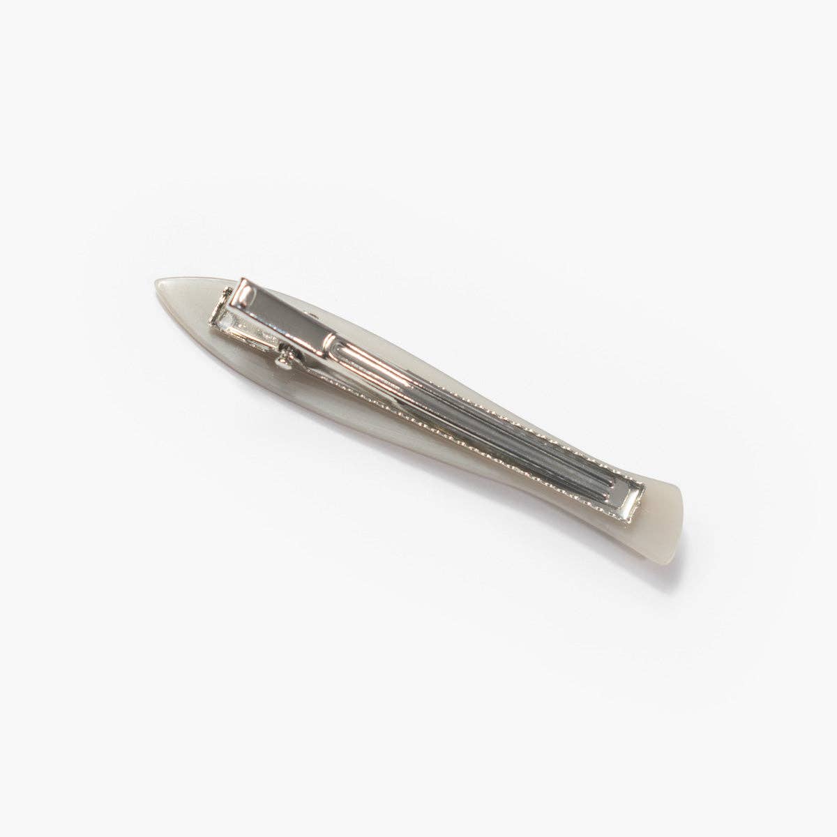WINONA IRENE - Sardine Fish Hair Clip Set in Silver Acetate with Rhinestone