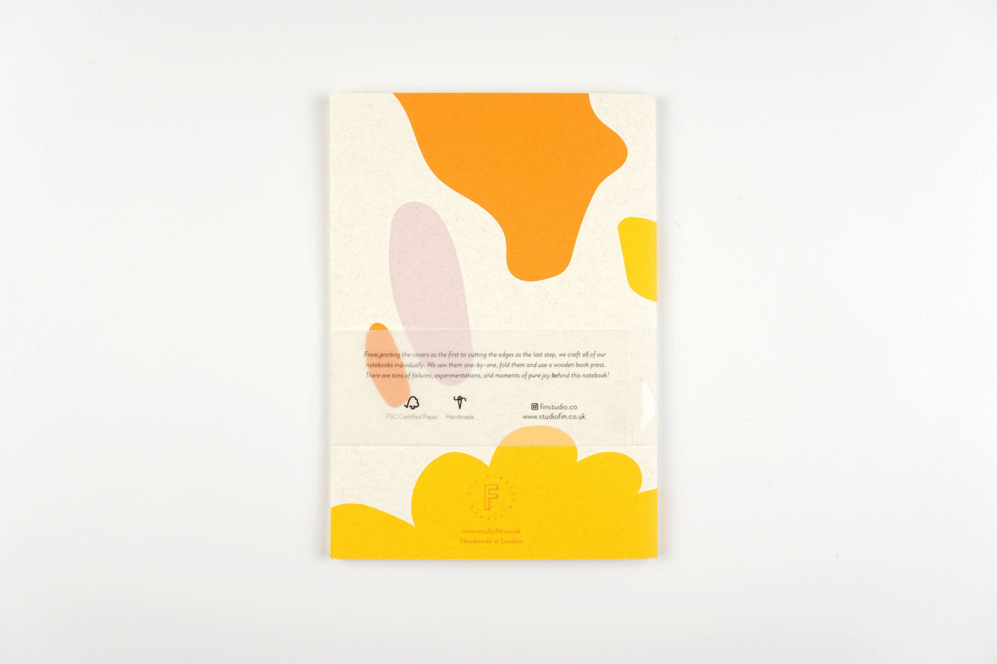 Fin Studio - Abstract Patterned Vibrant Colour Notebook / Dream
