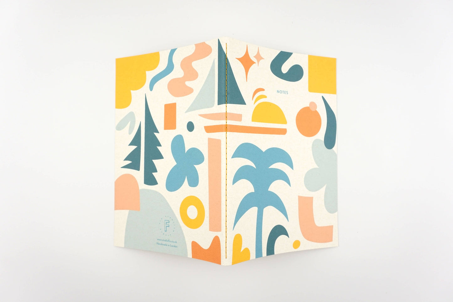 Fin Studio - Abstract Palm Shaped Notebook / Palm City