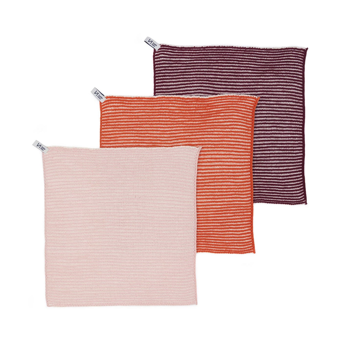 Sophie Home Ltd - Reusable & Eco-Friendly Cotton Dishcloths: Ribbed Orange