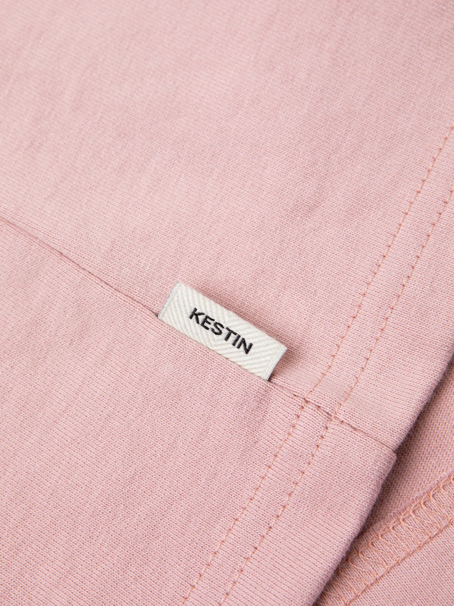 Fly Tee in Dusty Pink Heavyweight Cotton