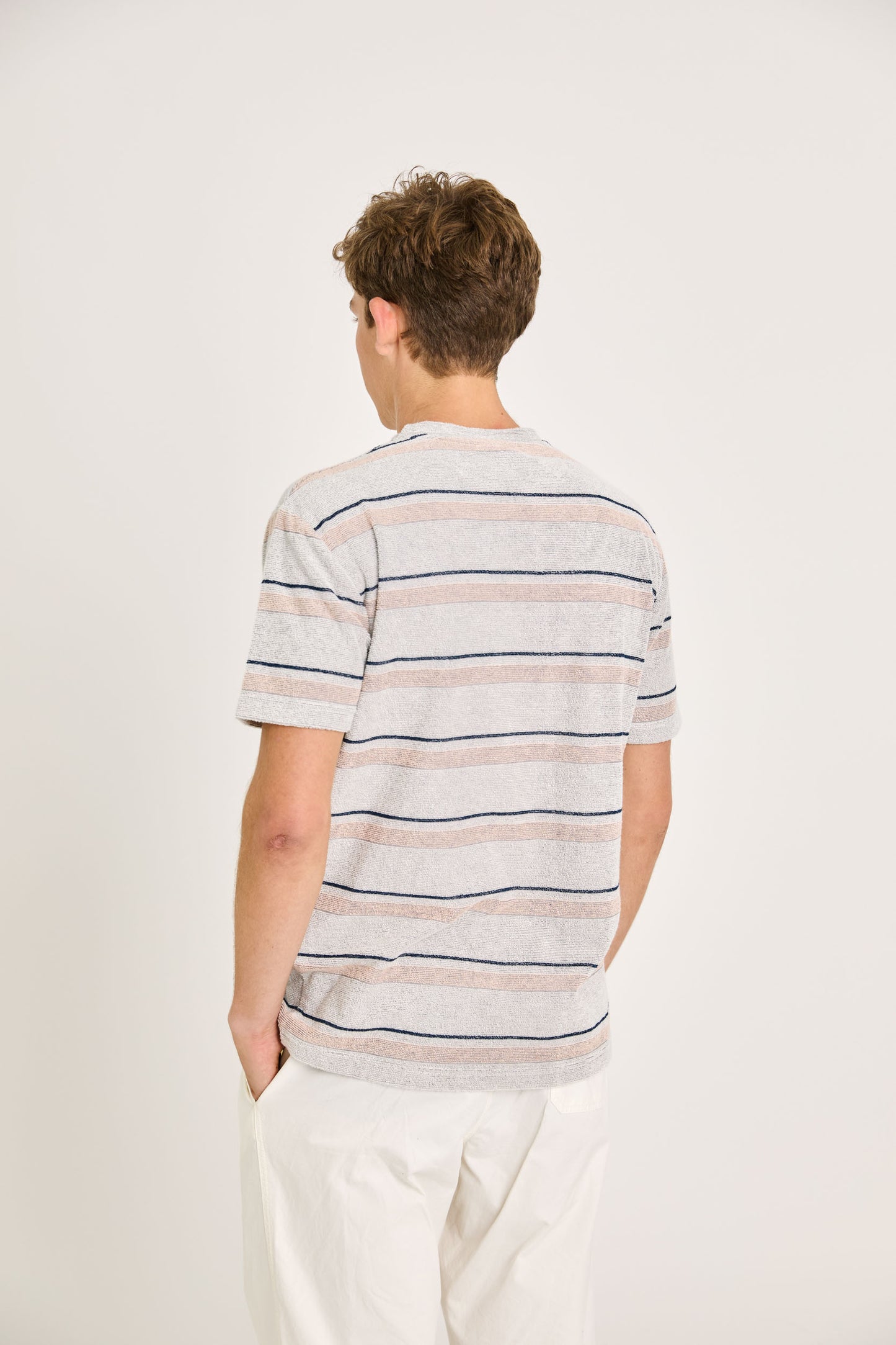 Botelho, Blue Stripes, Terry T-shirt