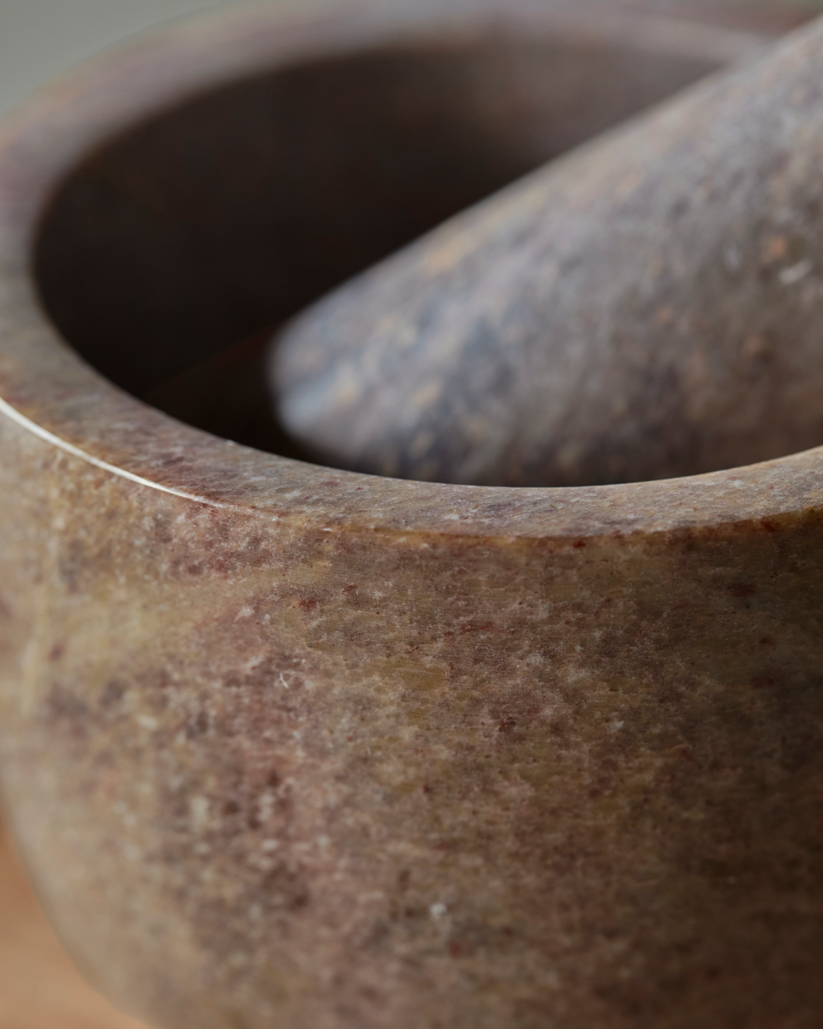 Mortar & Pestle, Arb, Brown