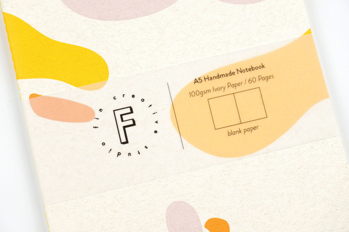 Fin Studio - Abstract Patterned Vibrant Colour Notebook / Dream