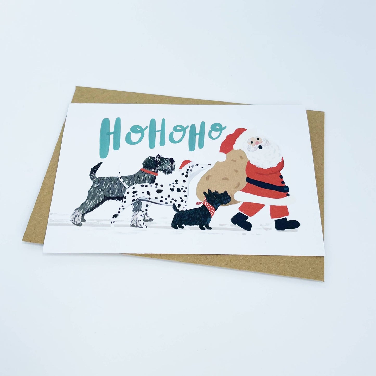 Lomond Paper Co - Dogs Ho Ho Ho Christmas Card