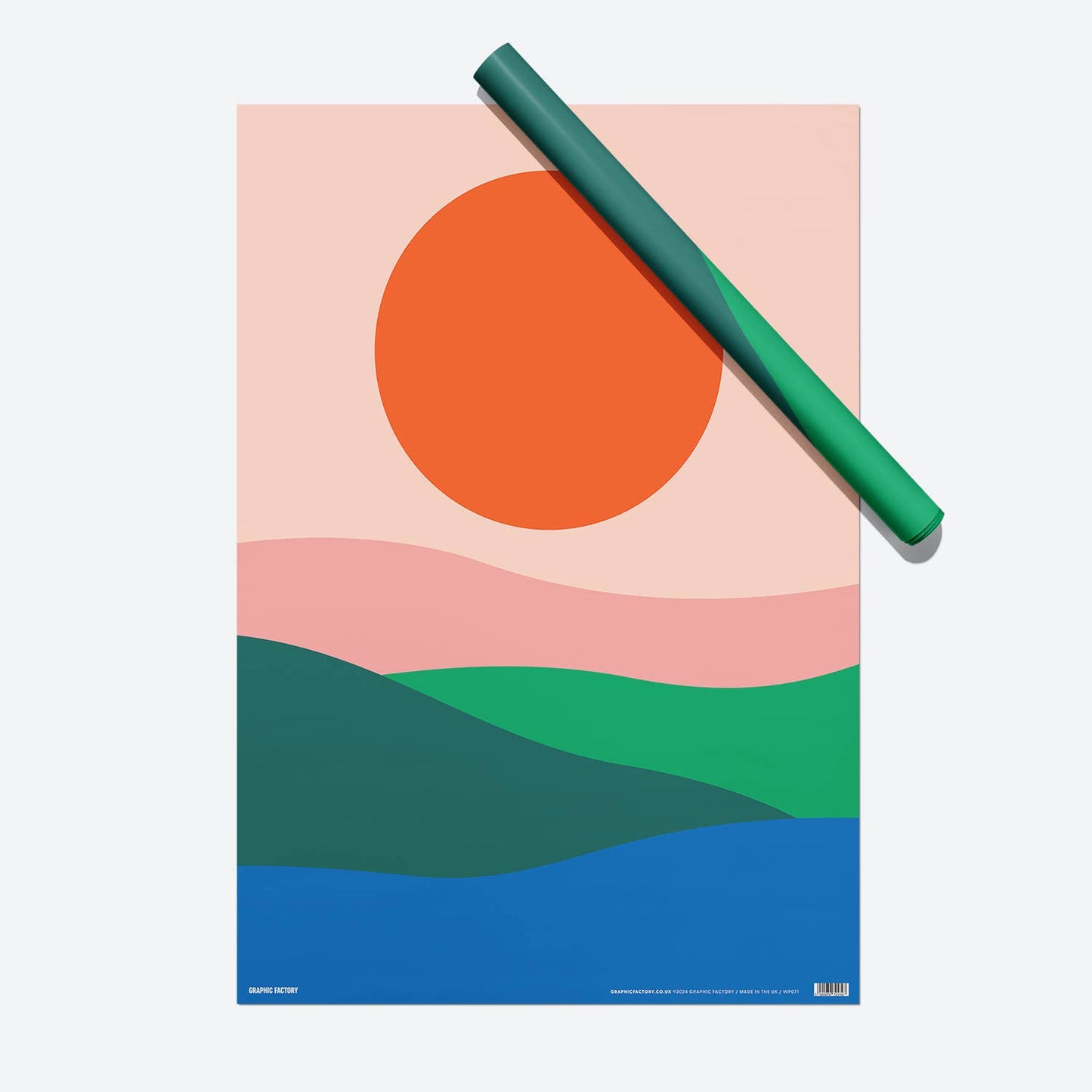 Graphic Factory - Landscape No.3 | Gift Wrap | Wrapping Paper | Craft Paper
