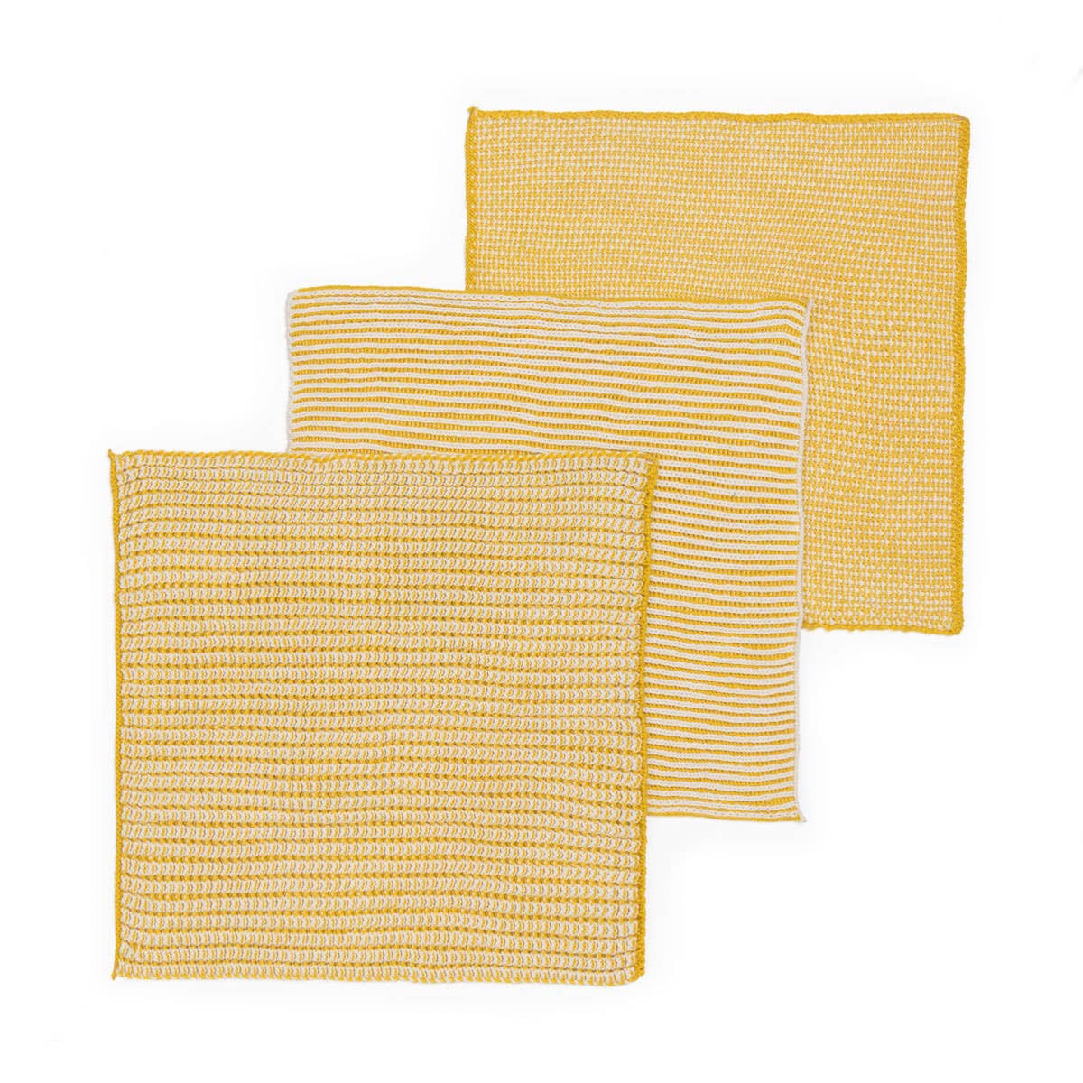 Sophie Home Ltd - Reusable & Eco-Friendly Cotton Dishcloths: Textured Citrus