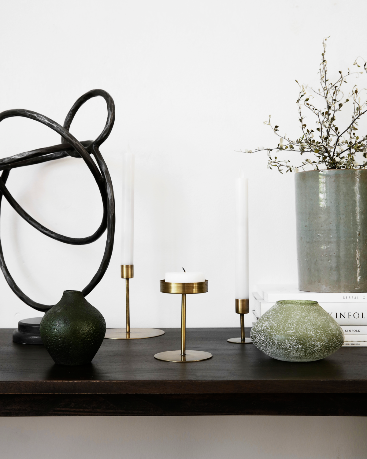 Candle stand, HDAnit, Antique brass