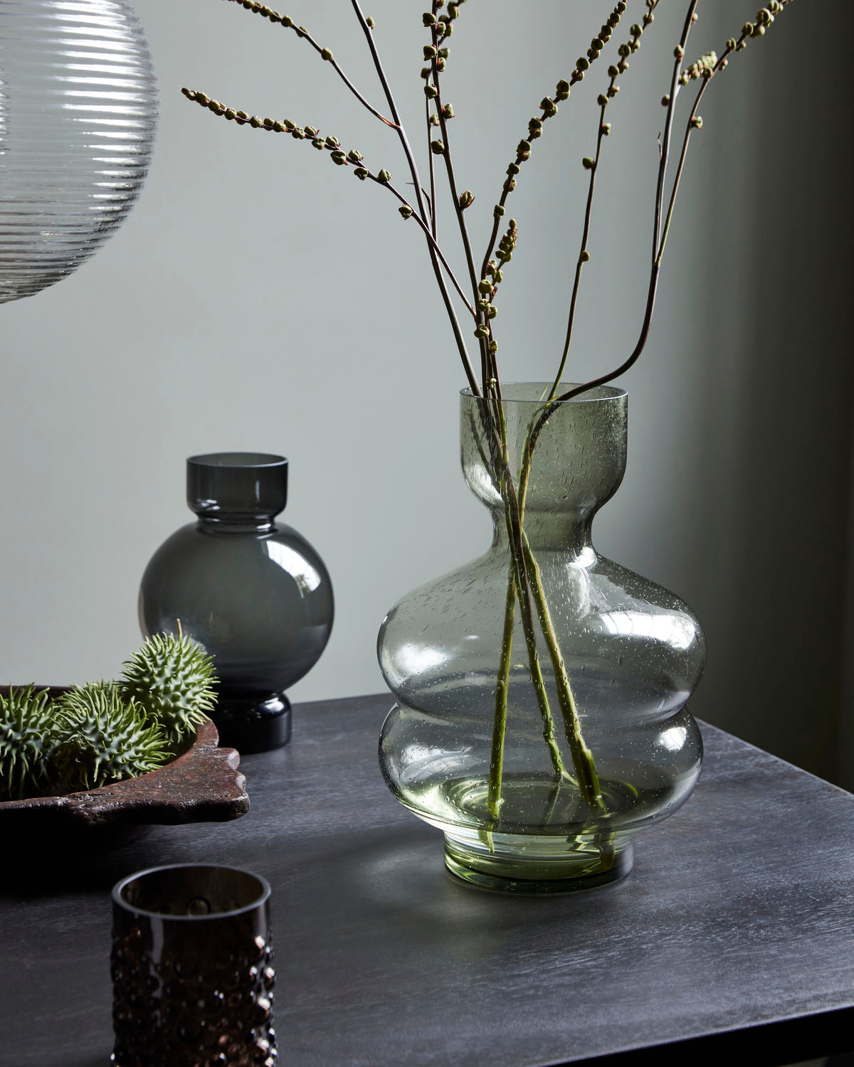 Organi Vase, green
