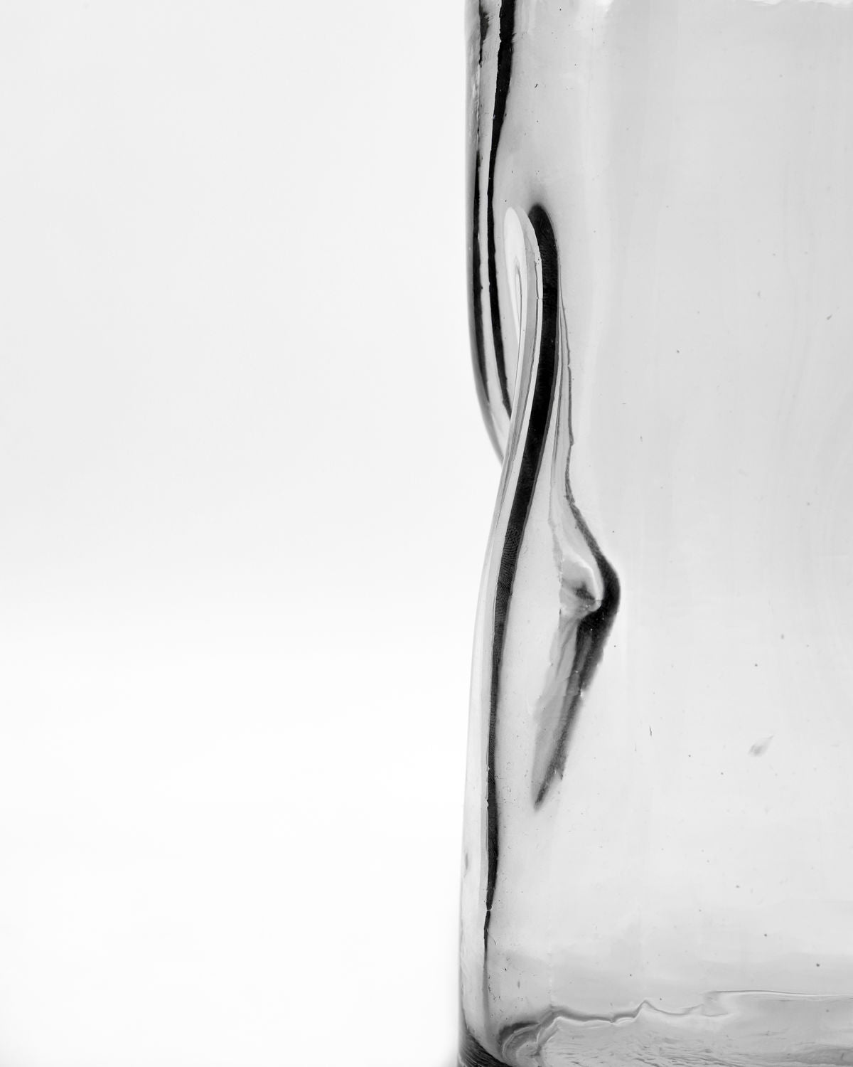 Clear Vase, clear glass