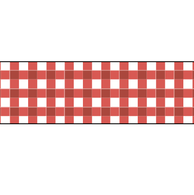 Kinshipped - Red Gingham 50m Paper Tape