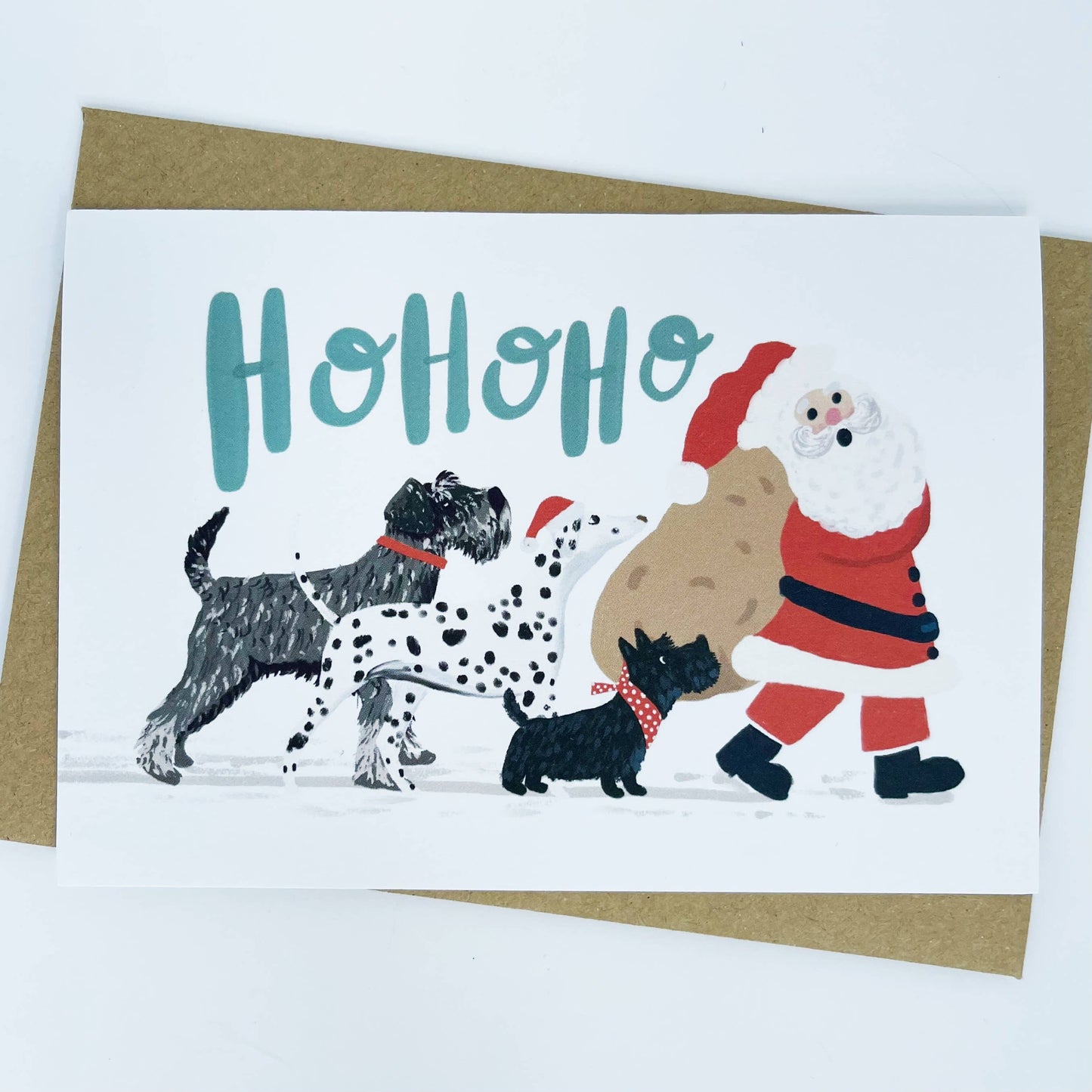 Lomond Paper Co - Dogs Ho Ho Ho Christmas Card