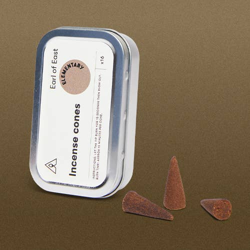 Earl of East - Elementary | Incense Cones 16pk