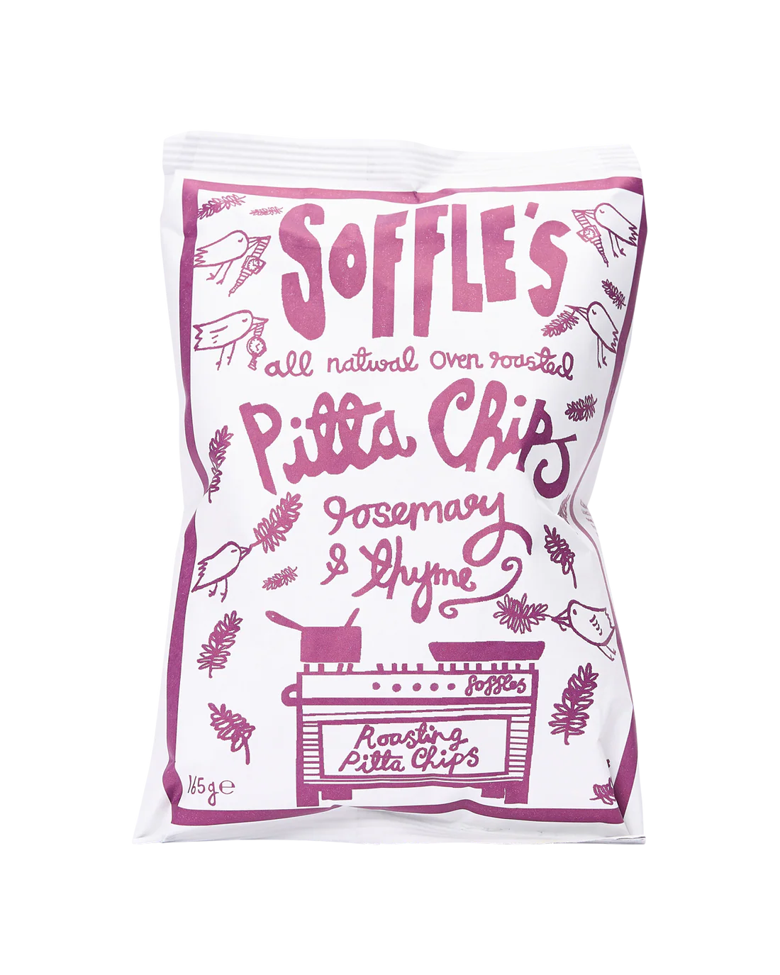 Soffle’s Rosemary and Thyme Pitta Chips - 165g