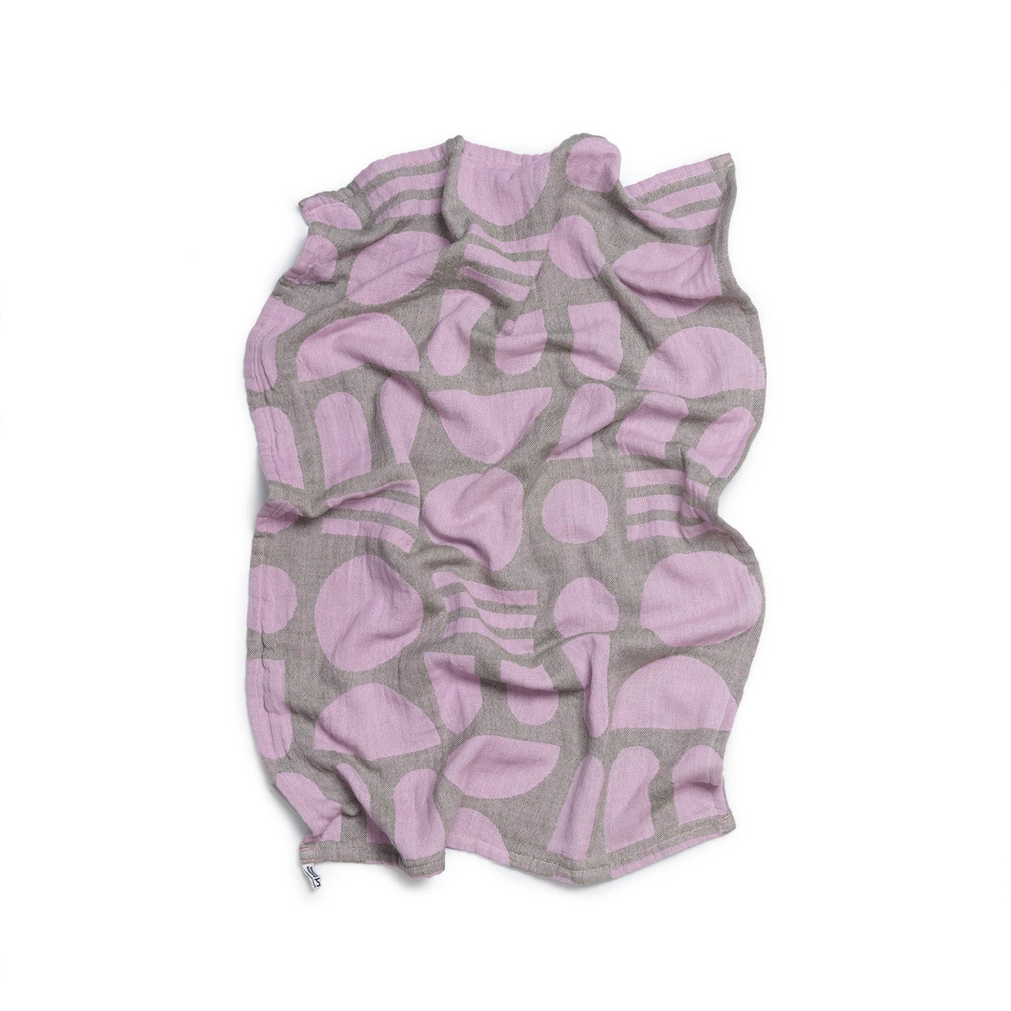 Sophie Home Ltd - Designer Cotton Tea Towel: Stack the Dishes Green