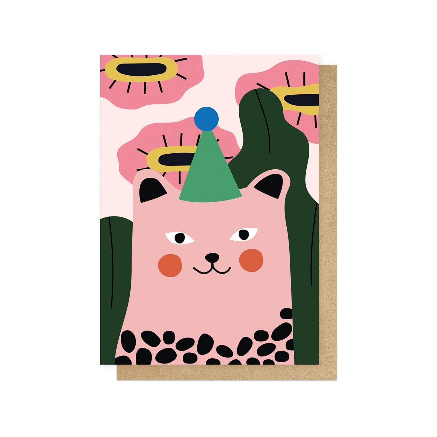 East End Prints - Leopard Birthday Greetings Card