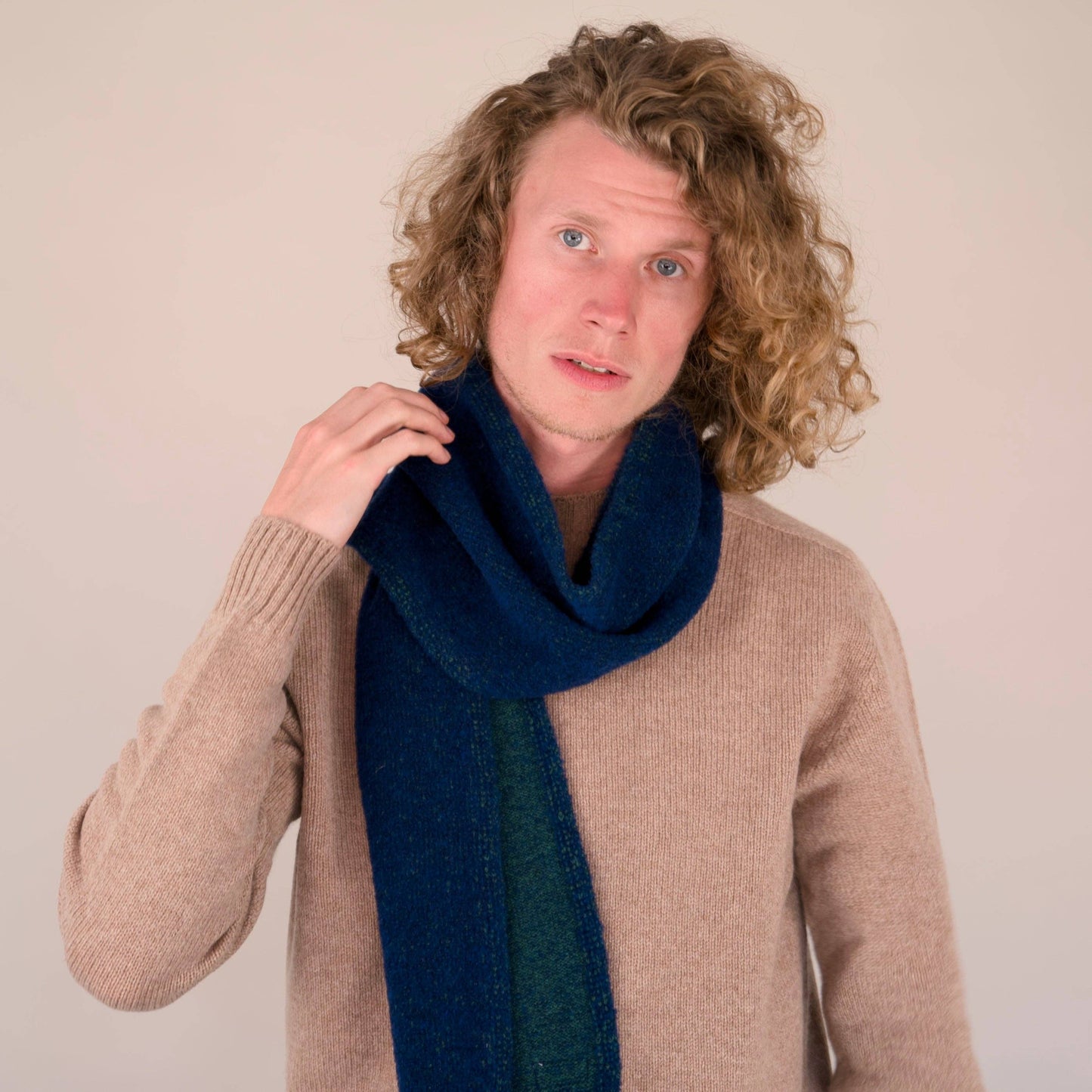Origin Knitwear - Soufflé - Piccadilly Scarf - Peekablue