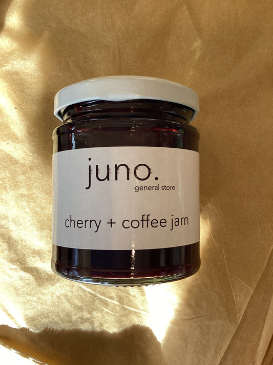 cherry + coffee jam