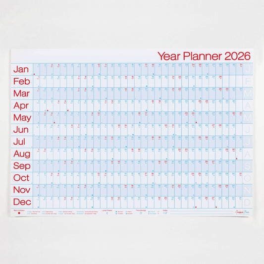 Crispin Finn - 2026 Year Planner - Classic Landscape View