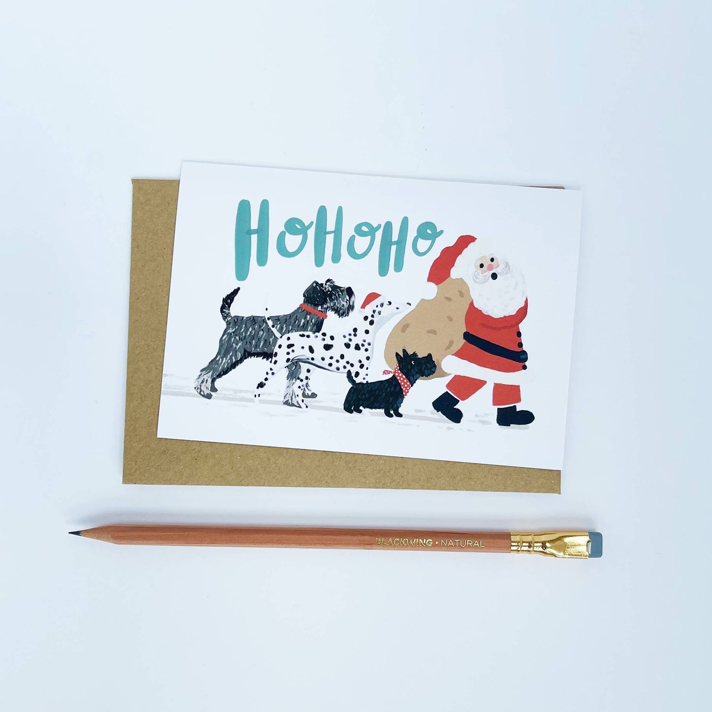 Lomond Paper Co - Dogs Ho Ho Ho Christmas Card