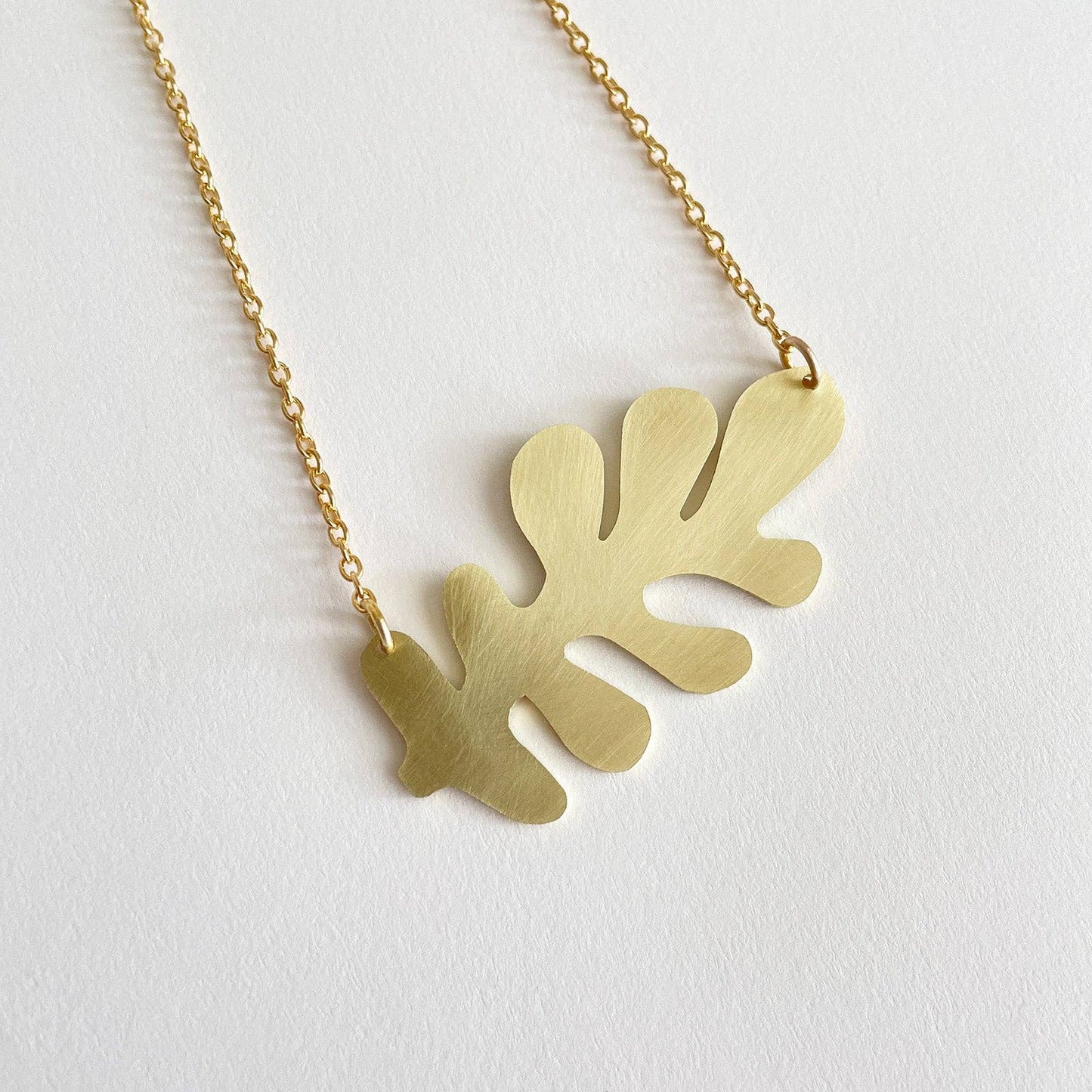 Tom Pigeon - Brass Brack Necklace
