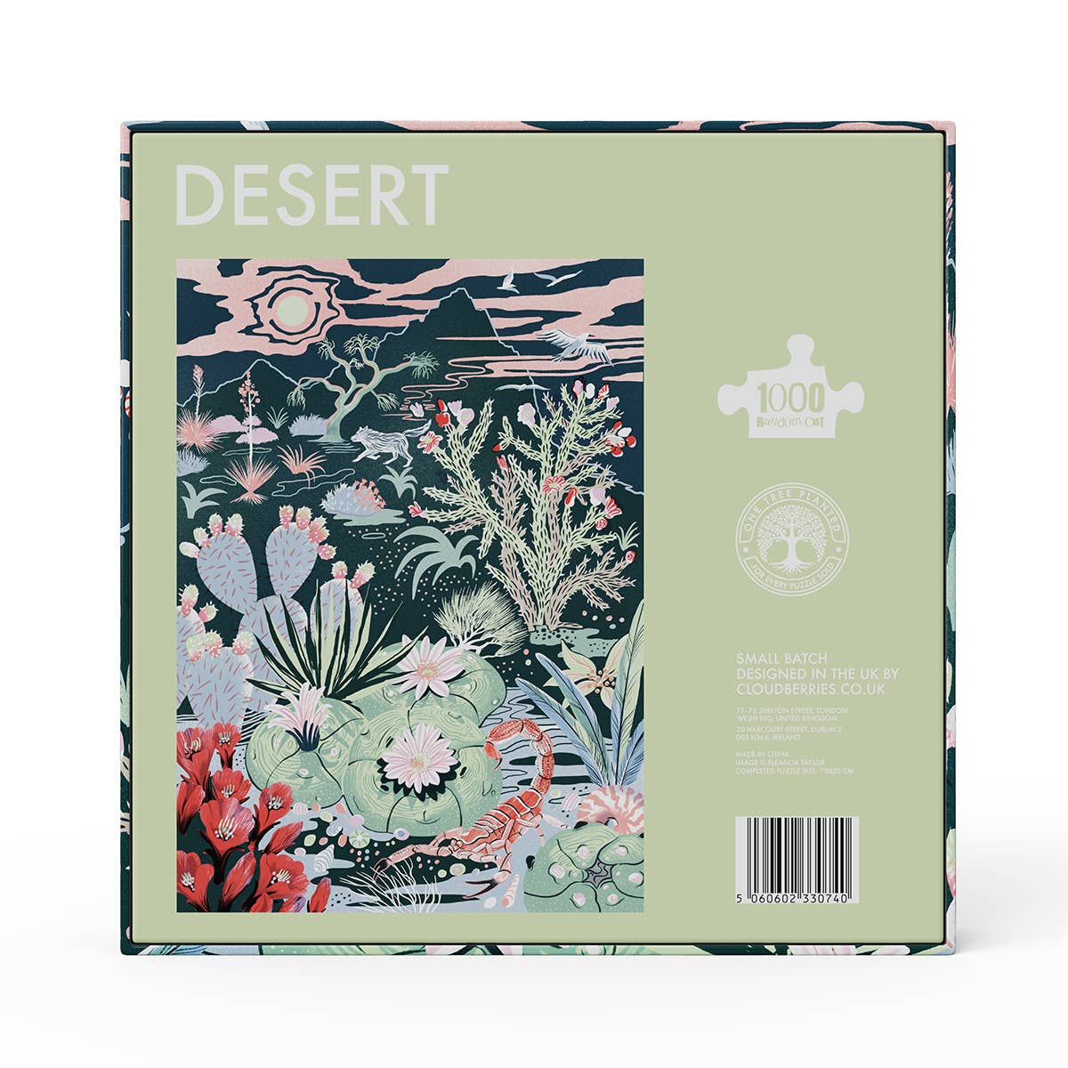 Cloudberries Jigsaw Puzzles - Desert: 1000 Piece Random Cut Jigsaw Puzzle for Adults