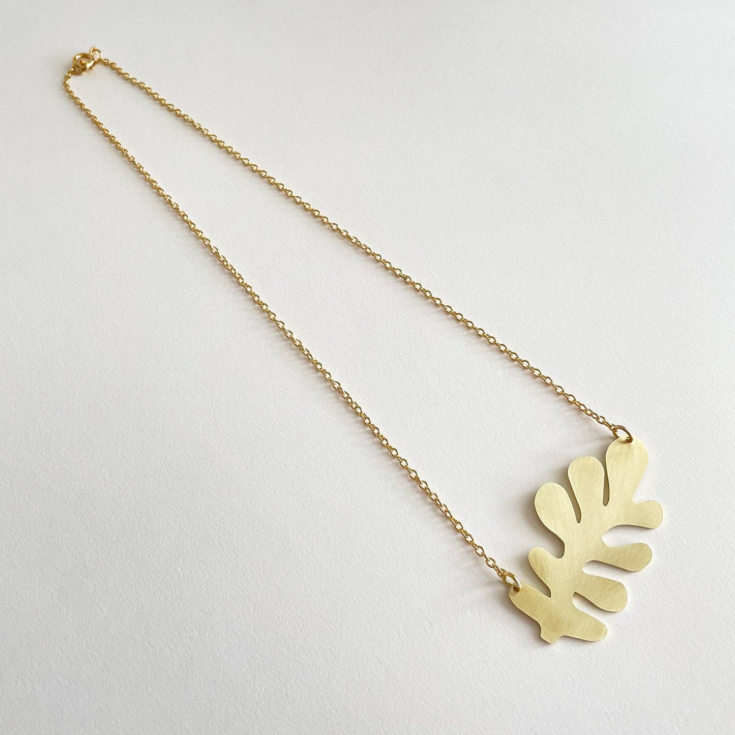 Tom Pigeon - Brass Brack Necklace