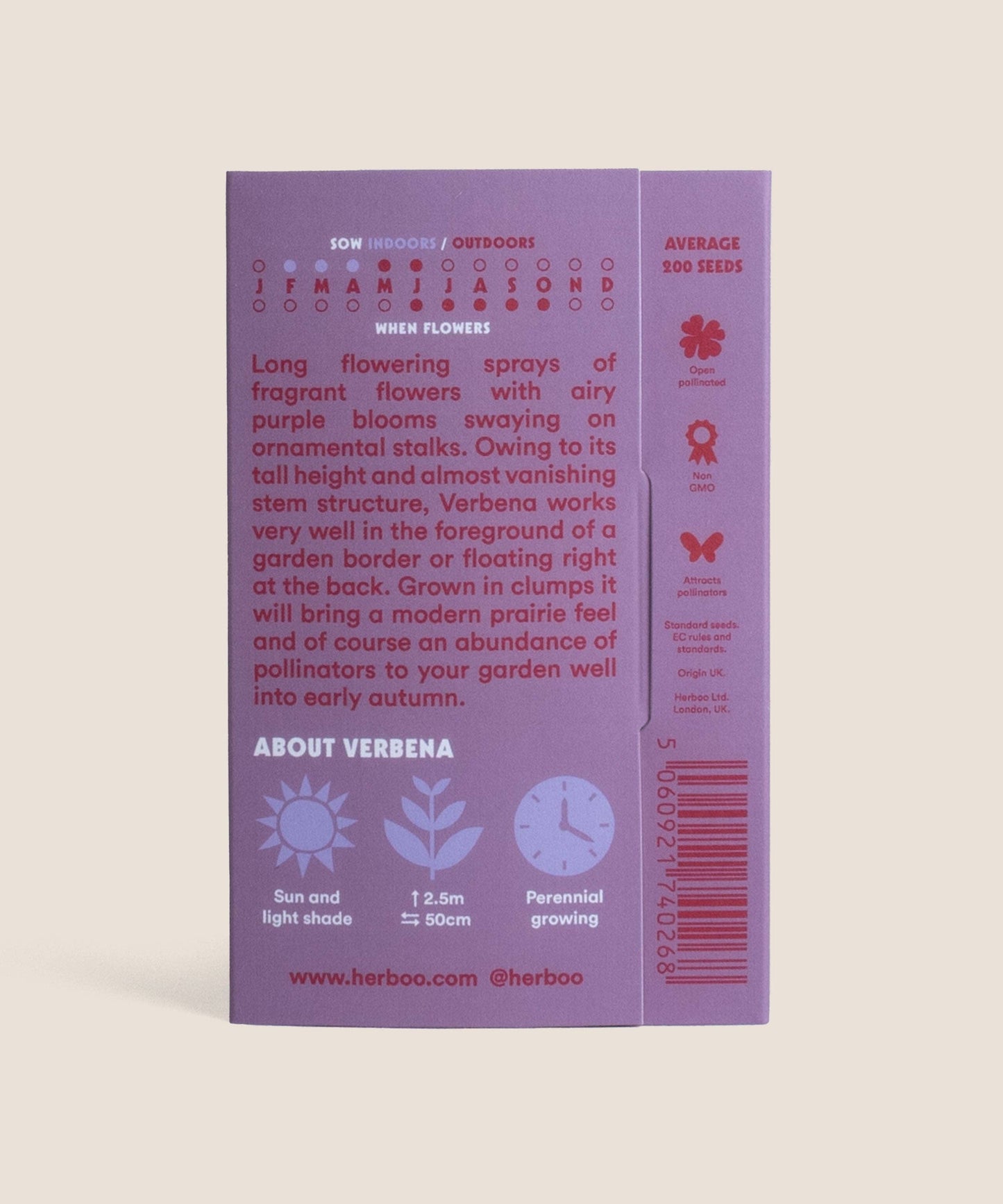 Herboo - Verbena Bonariensis Seeds