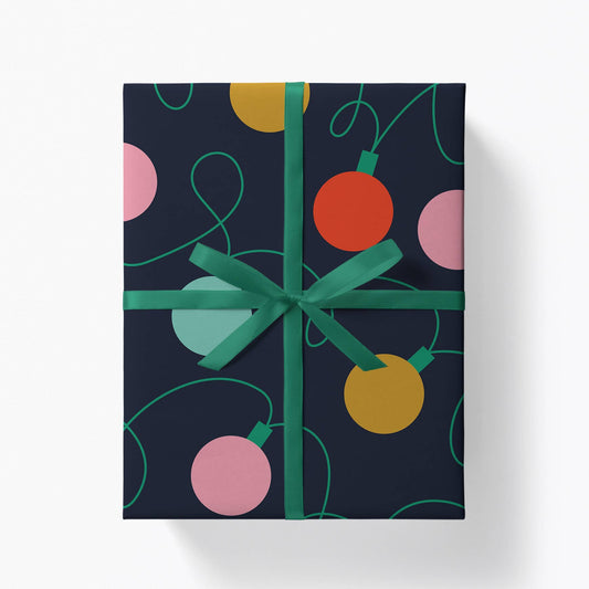 Graphic Factory - Christmas lights - Wrapping Paper