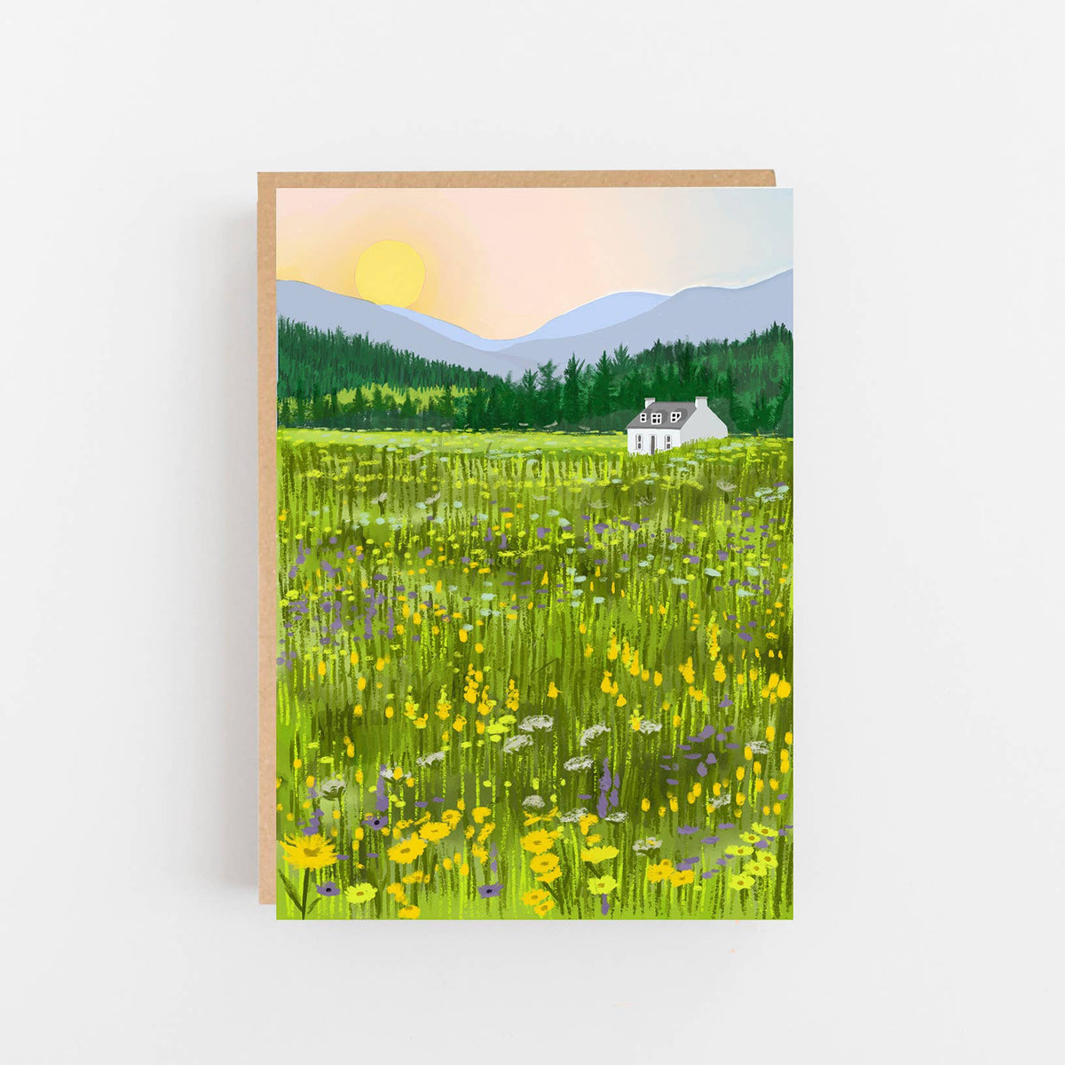 Summer Meadow - greeting card