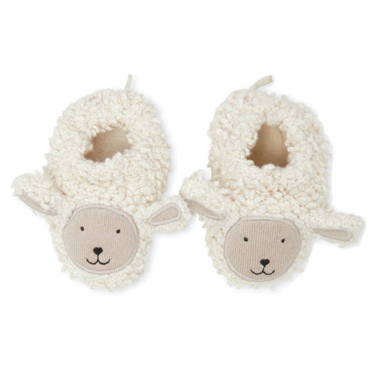 Sophie Home Ltd - Cotton Knit Baby Booties: Sheep Boucle