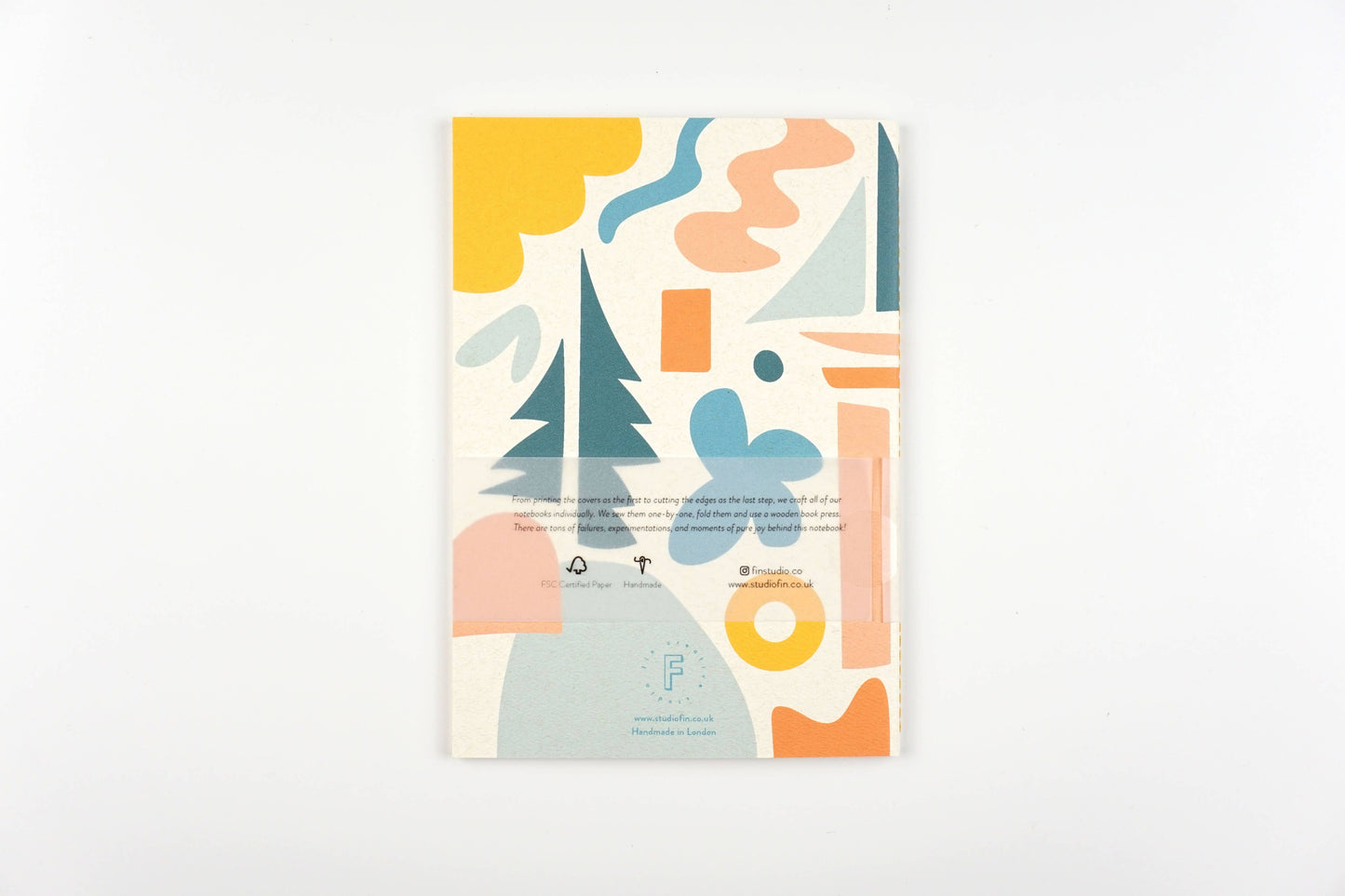 Fin Studio - Abstract Palm Shaped Notebook / Palm City