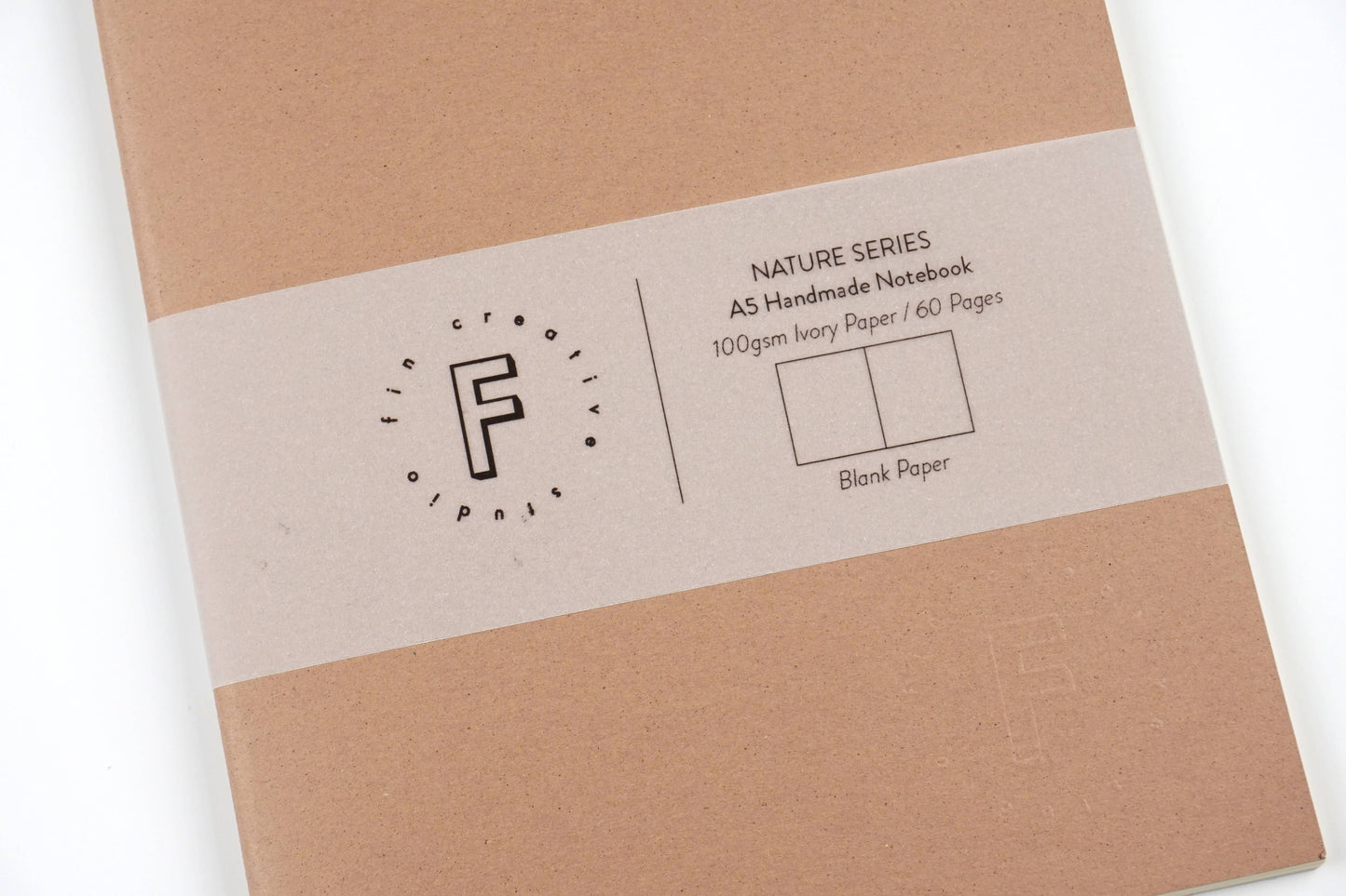 Fin Studio - Natural Colours Plain Notebook Series / Nature