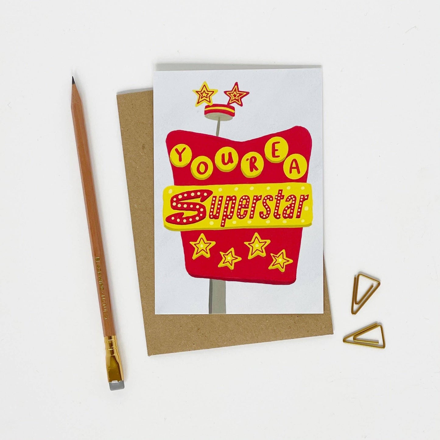 Lomond Paper Co - You're A Superstar Card