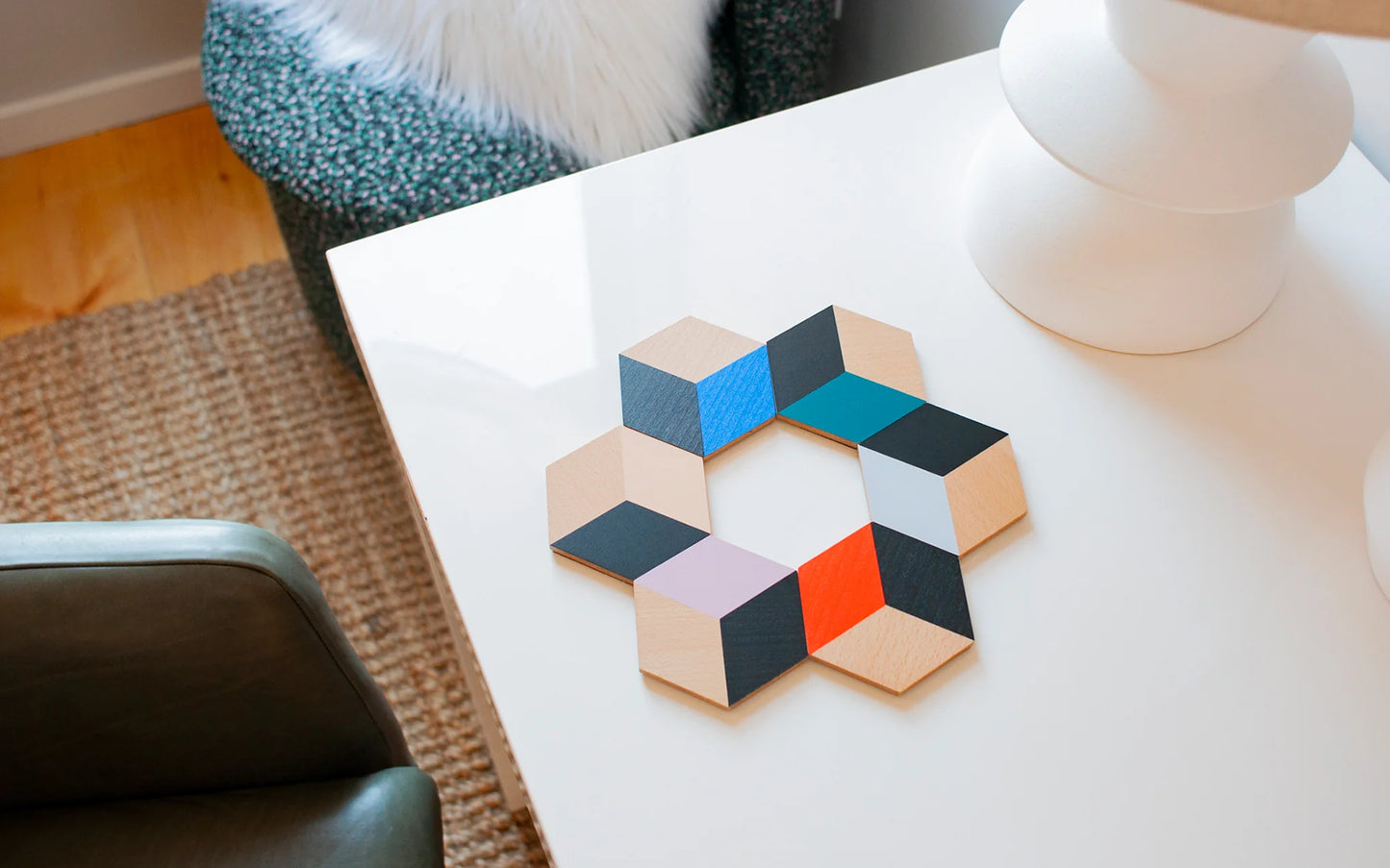 Table Tiles Modern Multi Coasters